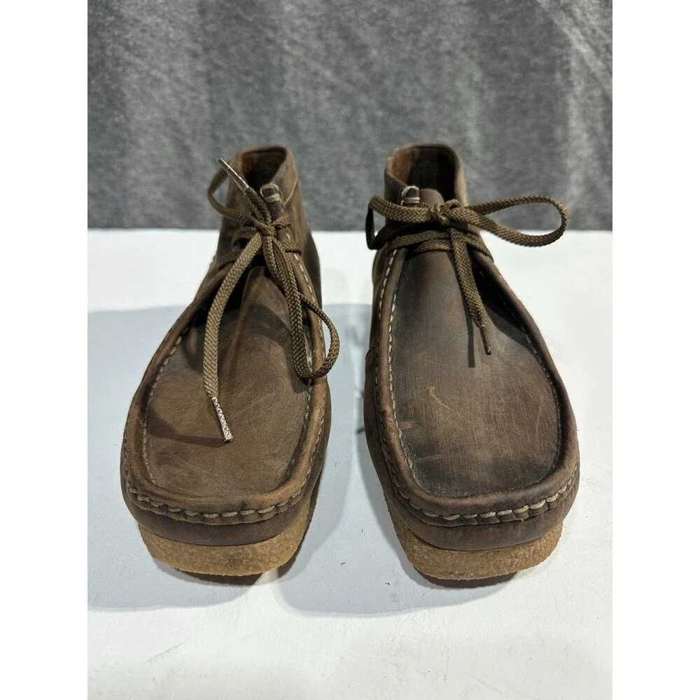 Clarks Originals Moccasin Shacre Boot Beeswax Brown Shoe Wallaby Earth Men’s 9B
